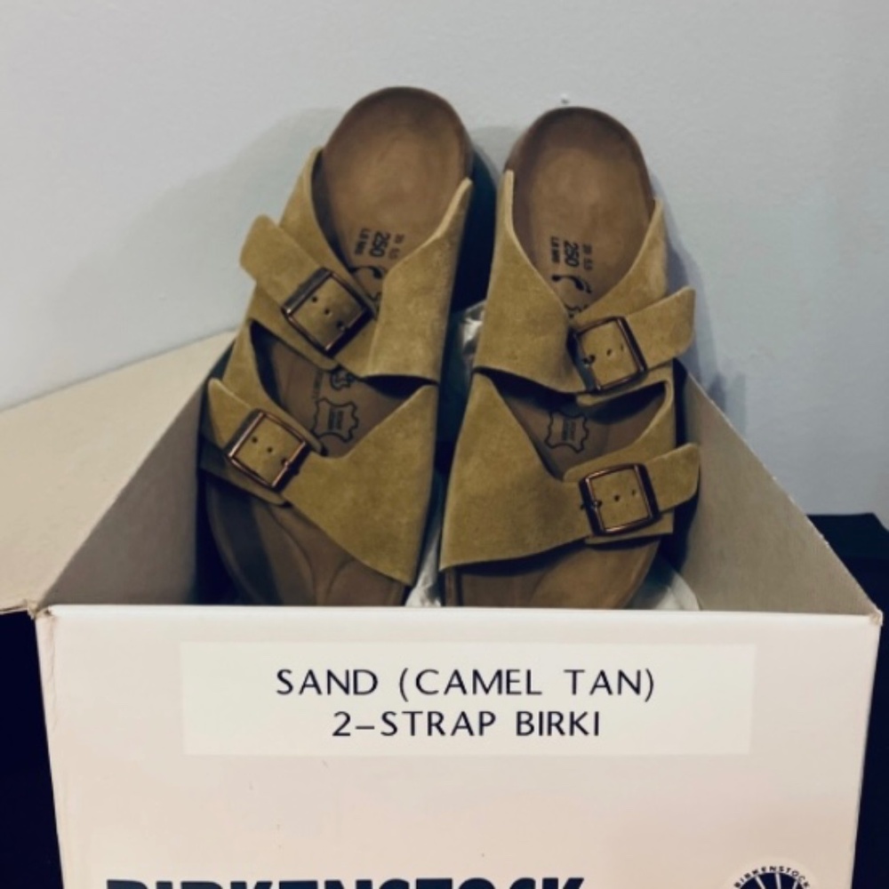 Birkenstock Arizona Women's Sandal, Size 8 Camel Tan Suede